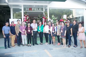 Opening ceremony at Hafele and Bosch showroom