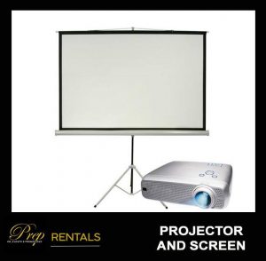 RENTALS – LCD PROJECTOR AND SCREEN