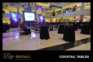 RENTALS – ROUND COCKTAIL TABLES